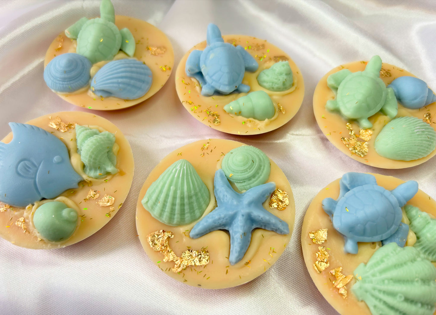 Seaside Themed Wax Slabs